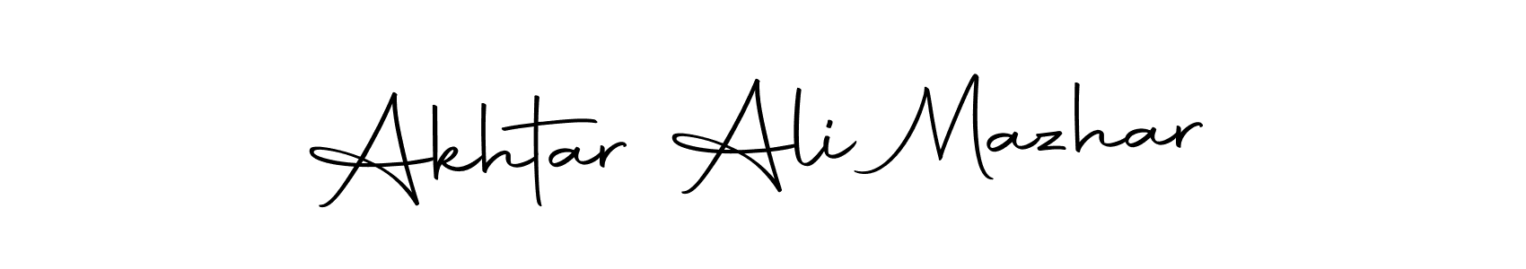 Also we have Akhtar Ali Mazhar name is the best signature style. Create professional handwritten signature collection using Autography-DOLnW autograph style. Akhtar Ali Mazhar signature style 10 images and pictures png