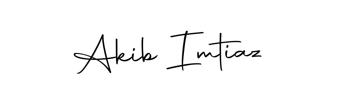 How to make Akib Imtiaz name signature. Use Autography-DOLnW style for creating short signs online. This is the latest handwritten sign. Akib Imtiaz signature style 10 images and pictures png