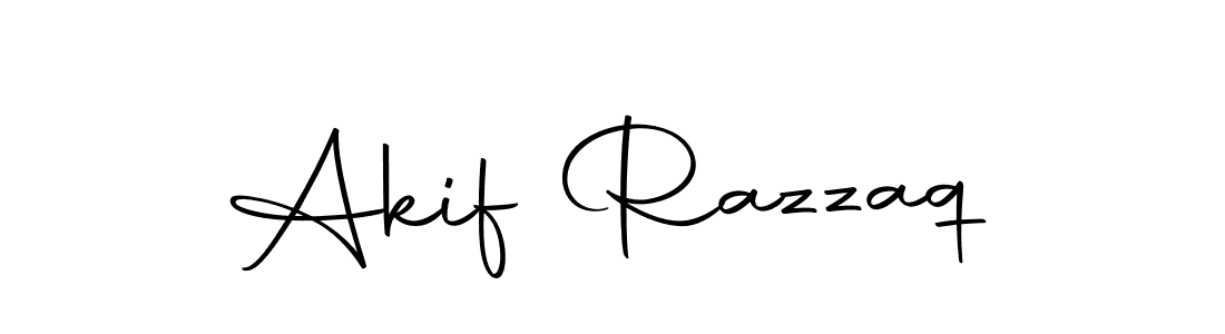 Design your own signature with our free online signature maker. With this signature software, you can create a handwritten (Autography-DOLnW) signature for name Akif Razzaq. Akif Razzaq signature style 10 images and pictures png