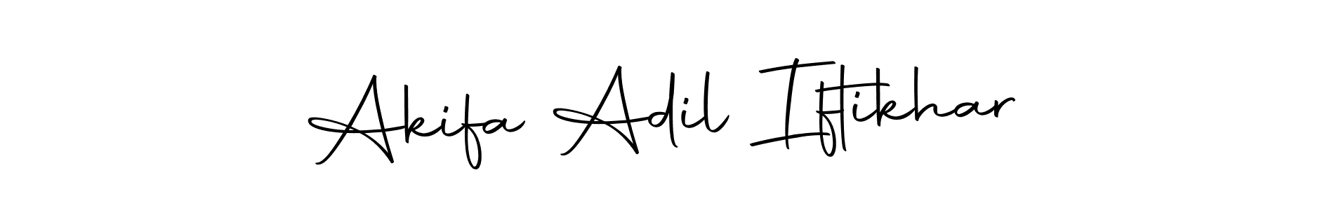 Use a signature maker to create a handwritten signature online. With this signature software, you can design (Autography-DOLnW) your own signature for name Akifa Adil Iftikhar. Akifa Adil Iftikhar signature style 10 images and pictures png