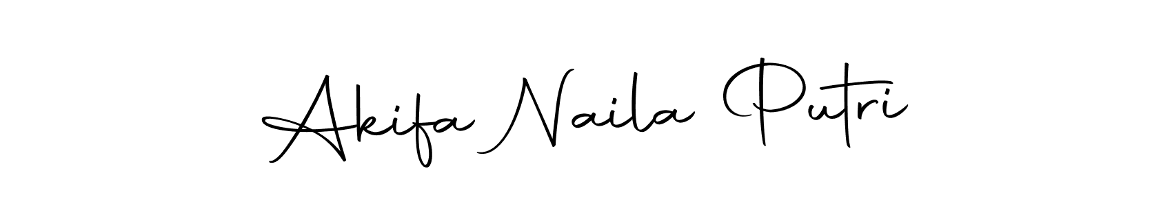 This is the best signature style for the Akifa Naila Putri name. Also you like these signature font (Autography-DOLnW). Mix name signature. Akifa Naila Putri signature style 10 images and pictures png