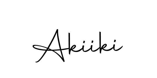 Design your own signature with our free online signature maker. With this signature software, you can create a handwritten (Autography-DOLnW) signature for name Akiiki. Akiiki signature style 10 images and pictures png