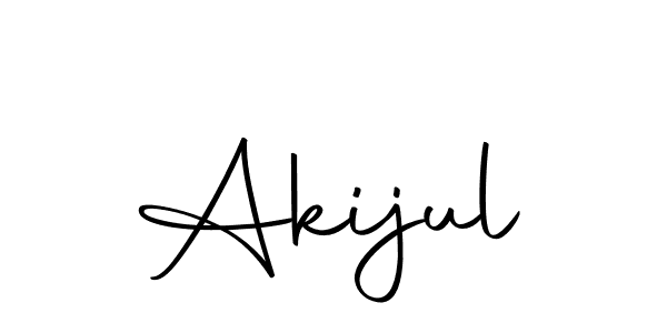 The best way (Autography-DOLnW) to make a short signature is to pick only two or three words in your name. The name Akijul include a total of six letters. For converting this name. Akijul signature style 10 images and pictures png