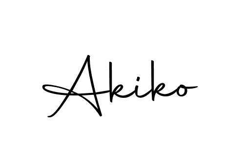 Create a beautiful signature design for name Akiko. With this signature (Autography-DOLnW) fonts, you can make a handwritten signature for free. Akiko signature style 10 images and pictures png