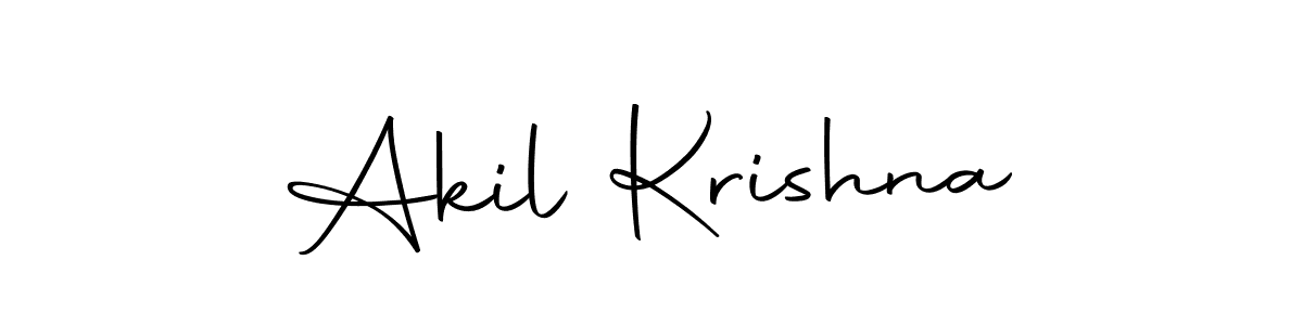 The best way (Autography-DOLnW) to make a short signature is to pick only two or three words in your name. The name Akil Krishna include a total of six letters. For converting this name. Akil Krishna signature style 10 images and pictures png