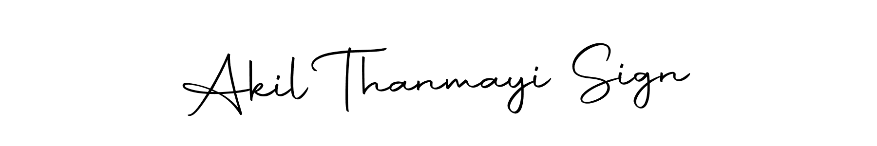 How to make Akil Thanmayi Sign signature? Autography-DOLnW is a professional autograph style. Create handwritten signature for Akil Thanmayi Sign name. Akil Thanmayi Sign signature style 10 images and pictures png