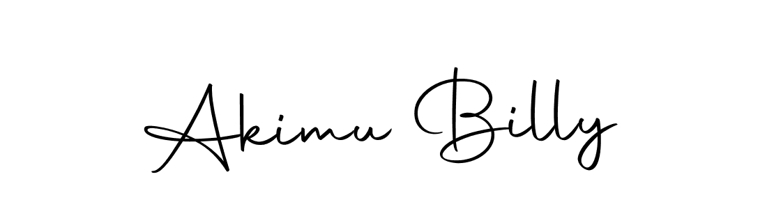 Create a beautiful signature design for name Akimu Billy. With this signature (Autography-DOLnW) fonts, you can make a handwritten signature for free. Akimu Billy signature style 10 images and pictures png