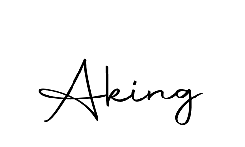 Make a beautiful signature design for name Aking. With this signature (Autography-DOLnW) style, you can create a handwritten signature for free. Aking signature style 10 images and pictures png