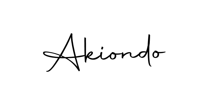 You should practise on your own different ways (Autography-DOLnW) to write your name (Akiondo) in signature. don't let someone else do it for you. Akiondo signature style 10 images and pictures png