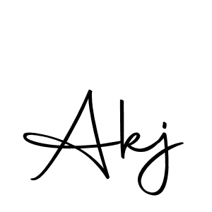 Also we have Akj name is the best signature style. Create professional handwritten signature collection using Autography-DOLnW autograph style. Akj signature style 10 images and pictures png