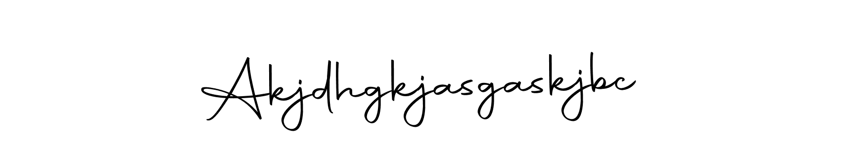 Design your own signature with our free online signature maker. With this signature software, you can create a handwritten (Autography-DOLnW) signature for name Akjdhgkjasgaskjbc. Akjdhgkjasgaskjbc signature style 10 images and pictures png