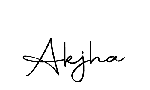 Use a signature maker to create a handwritten signature online. With this signature software, you can design (Autography-DOLnW) your own signature for name Akjha. Akjha signature style 10 images and pictures png