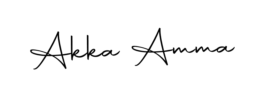 You should practise on your own different ways (Autography-DOLnW) to write your name (Akka Amma) in signature. don't let someone else do it for you. Akka Amma signature style 10 images and pictures png