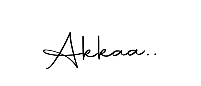 Make a beautiful signature design for name Akkaa... With this signature (Autography-DOLnW) style, you can create a handwritten signature for free. Akkaa.. signature style 10 images and pictures png