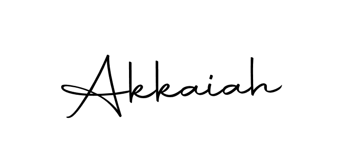 Make a beautiful signature design for name Akkaiah. With this signature (Autography-DOLnW) style, you can create a handwritten signature for free. Akkaiah signature style 10 images and pictures png