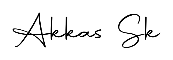 The best way (Autography-DOLnW) to make a short signature is to pick only two or three words in your name. For converting this name Akkas Sk. Akkas Sk signature style 10 images and pictures png