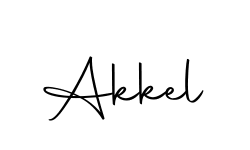if you are searching for the best signature style for your name Akkel. so please give up your signature search. here we have designed multiple signature styles  using Autography-DOLnW. Akkel signature style 10 images and pictures png
