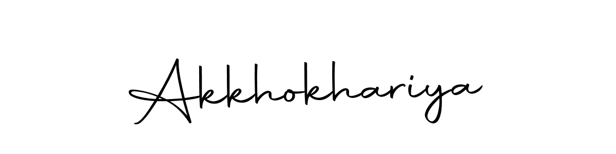 Akkhokhariya stylish signature style. Best Handwritten Sign (Autography-DOLnW) for my name. Handwritten Signature Collection Ideas for my name Akkhokhariya. Akkhokhariya signature style 10 images and pictures png