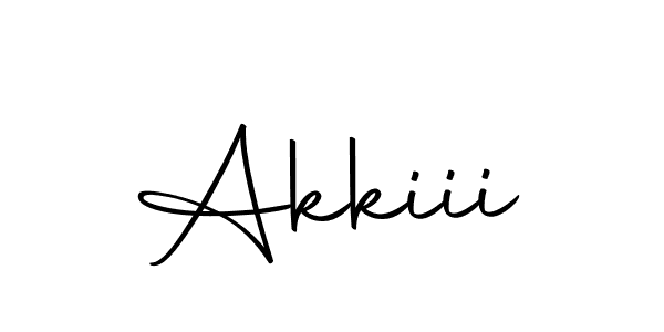 You can use this online signature creator to create a handwritten signature for the name Akkiii. This is the best online autograph maker. Akkiii signature style 10 images and pictures png