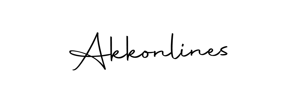 Make a beautiful signature design for name Akkonlines. Use this online signature maker to create a handwritten signature for free. Akkonlines signature style 10 images and pictures png