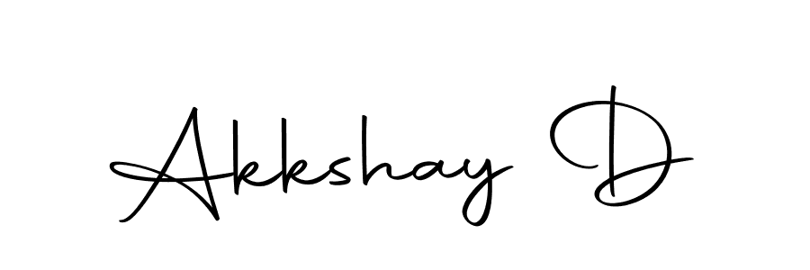 Also we have Akkshay D name is the best signature style. Create professional handwritten signature collection using Autography-DOLnW autograph style. Akkshay D signature style 10 images and pictures png