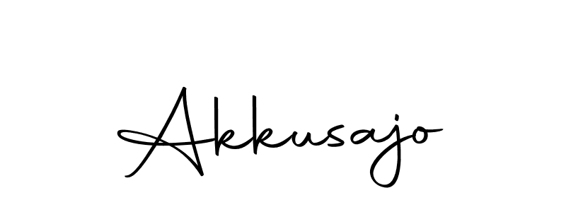 Create a beautiful signature design for name Akkusajo. With this signature (Autography-DOLnW) fonts, you can make a handwritten signature for free. Akkusajo signature style 10 images and pictures png
