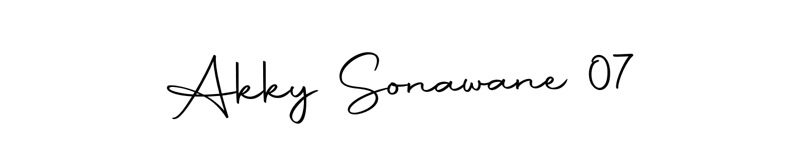 It looks lik you need a new signature style for name Akky Sonawane 07. Design unique handwritten (Autography-DOLnW) signature with our free signature maker in just a few clicks. Akky Sonawane 07 signature style 10 images and pictures png