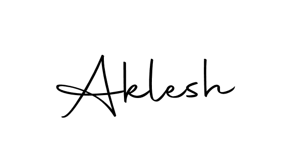 Create a beautiful signature design for name Aklesh. With this signature (Autography-DOLnW) fonts, you can make a handwritten signature for free. Aklesh signature style 10 images and pictures png