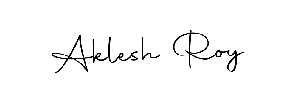 Use a signature maker to create a handwritten signature online. With this signature software, you can design (Autography-DOLnW) your own signature for name Aklesh Roy. Aklesh Roy signature style 10 images and pictures png