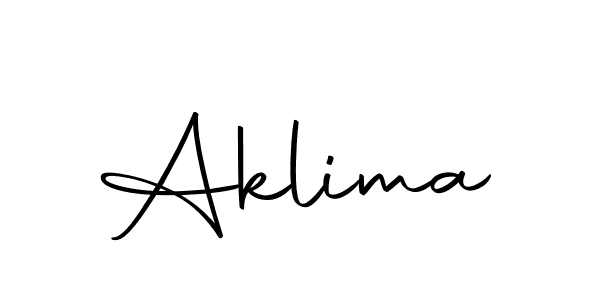 Create a beautiful signature design for name Aklima. With this signature (Autography-DOLnW) fonts, you can make a handwritten signature for free. Aklima signature style 10 images and pictures png