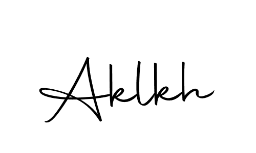 Make a beautiful signature design for name Aklkh. Use this online signature maker to create a handwritten signature for free. Aklkh signature style 10 images and pictures png