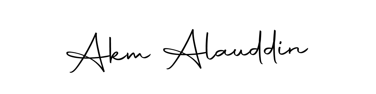 How to make Akm Alauddin signature? Autography-DOLnW is a professional autograph style. Create handwritten signature for Akm Alauddin name. Akm Alauddin signature style 10 images and pictures png