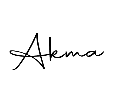 You should practise on your own different ways (Autography-DOLnW) to write your name (Akma) in signature. don't let someone else do it for you. Akma signature style 10 images and pictures png