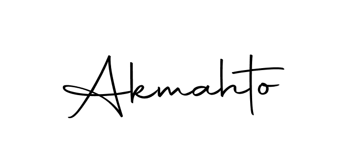 You should practise on your own different ways (Autography-DOLnW) to write your name (Akmahto) in signature. don't let someone else do it for you. Akmahto signature style 10 images and pictures png