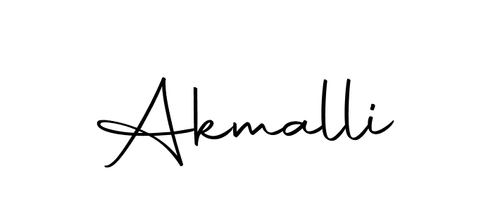 You can use this online signature creator to create a handwritten signature for the name Akmalli. This is the best online autograph maker. Akmalli signature style 10 images and pictures png