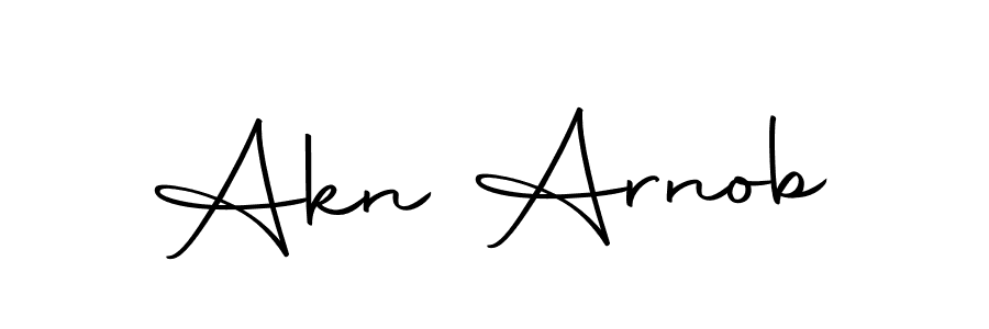 Design your own signature with our free online signature maker. With this signature software, you can create a handwritten (Autography-DOLnW) signature for name Akn Arnob. Akn Arnob signature style 10 images and pictures png