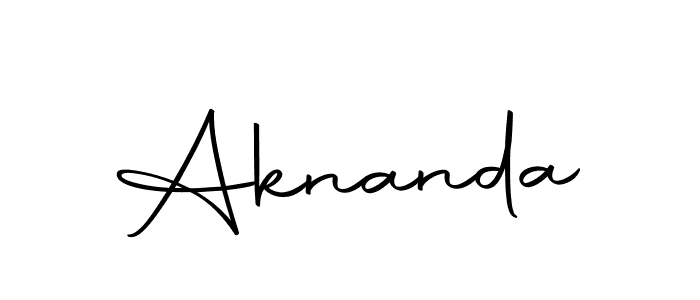 You should practise on your own different ways (Autography-DOLnW) to write your name (Aknanda) in signature. don't let someone else do it for you. Aknanda signature style 10 images and pictures png