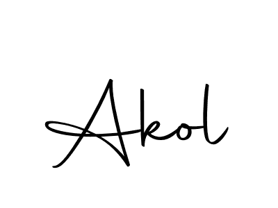 How to make Akol signature? Autography-DOLnW is a professional autograph style. Create handwritten signature for Akol name. Akol signature style 10 images and pictures png