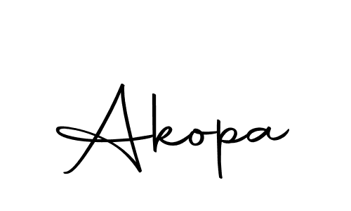 How to make Akopa signature? Autography-DOLnW is a professional autograph style. Create handwritten signature for Akopa name. Akopa signature style 10 images and pictures png