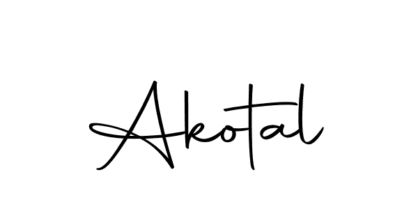 Create a beautiful signature design for name Akotal. With this signature (Autography-DOLnW) fonts, you can make a handwritten signature for free. Akotal signature style 10 images and pictures png