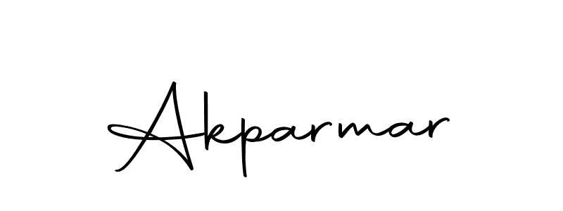 Design your own signature with our free online signature maker. With this signature software, you can create a handwritten (Autography-DOLnW) signature for name Akparmar. Akparmar signature style 10 images and pictures png