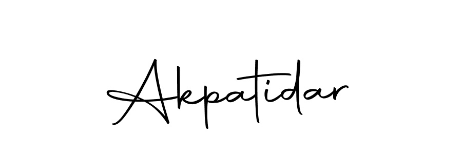 You can use this online signature creator to create a handwritten signature for the name Akpatidar. This is the best online autograph maker. Akpatidar signature style 10 images and pictures png