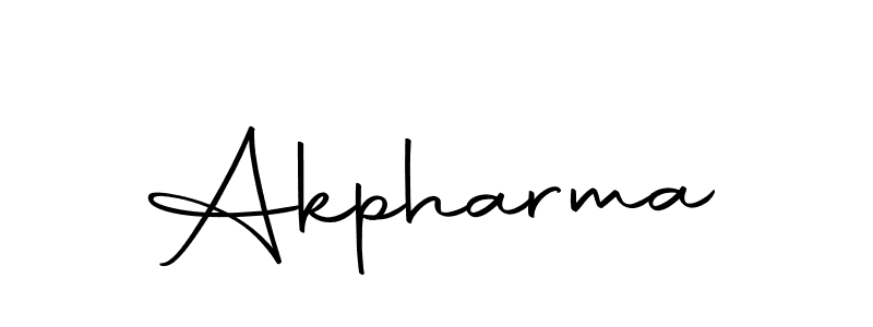 Use a signature maker to create a handwritten signature online. With this signature software, you can design (Autography-DOLnW) your own signature for name Akpharma. Akpharma signature style 10 images and pictures png