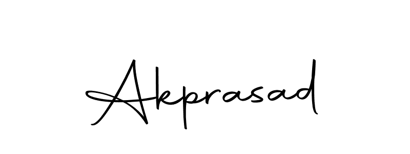 The best way (Autography-DOLnW) to make a short signature is to pick only two or three words in your name. The name Akprasad include a total of six letters. For converting this name. Akprasad signature style 10 images and pictures png