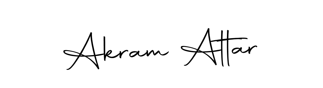 Create a beautiful signature design for name Akram Attar. With this signature (Autography-DOLnW) fonts, you can make a handwritten signature for free. Akram Attar signature style 10 images and pictures png