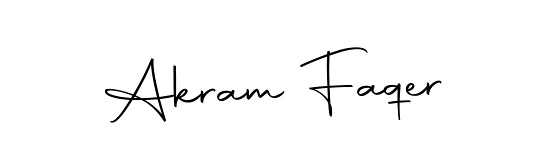 You should practise on your own different ways (Autography-DOLnW) to write your name (Akram Faqer) in signature. don't let someone else do it for you. Akram Faqer signature style 10 images and pictures png