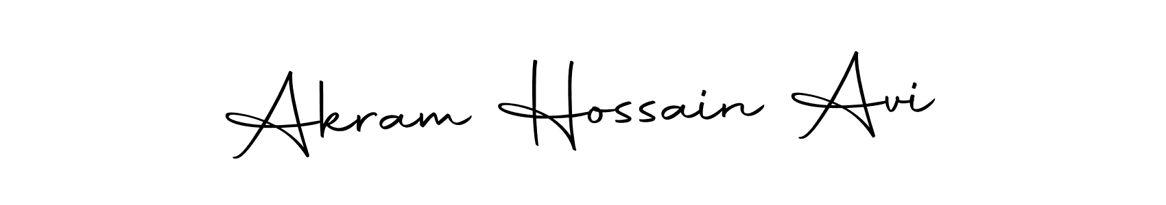 How to make Akram Hossain Avi signature? Autography-DOLnW is a professional autograph style. Create handwritten signature for Akram Hossain Avi name. Akram Hossain Avi signature style 10 images and pictures png