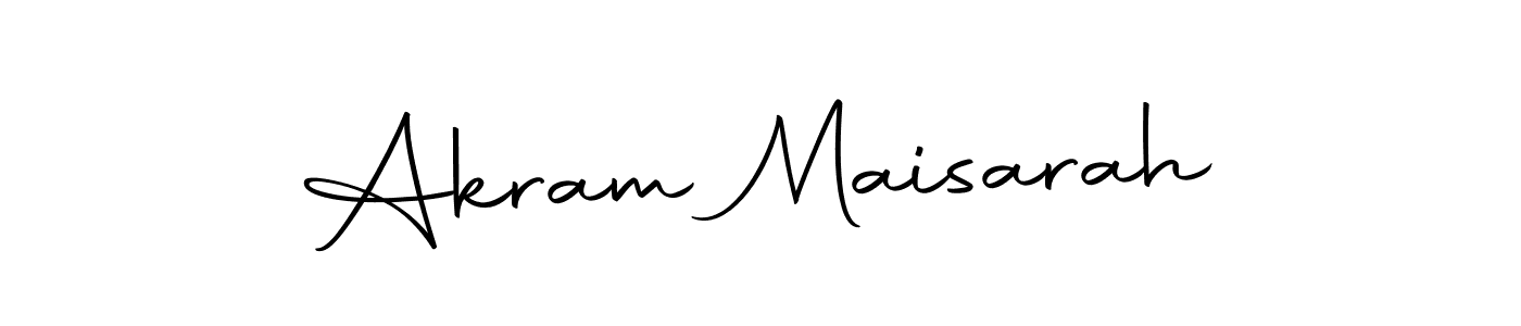 Also You can easily find your signature by using the search form. We will create Akram Maisarah name handwritten signature images for you free of cost using Autography-DOLnW sign style. Akram Maisarah signature style 10 images and pictures png