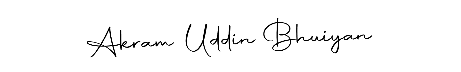 You should practise on your own different ways (Autography-DOLnW) to write your name (Akram Uddin Bhuiyan) in signature. don't let someone else do it for you. Akram Uddin Bhuiyan signature style 10 images and pictures png