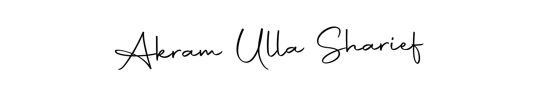 Make a beautiful signature design for name Akram Ulla Sharief. With this signature (Autography-DOLnW) style, you can create a handwritten signature for free. Akram Ulla Sharief signature style 10 images and pictures png
